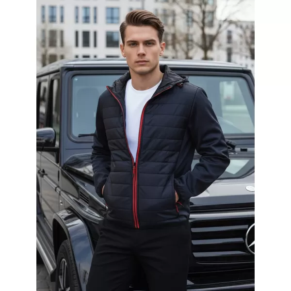  Jachetă pentru bărbați DSTREET TX4401 ALBASTRU ÎNCHIS 
