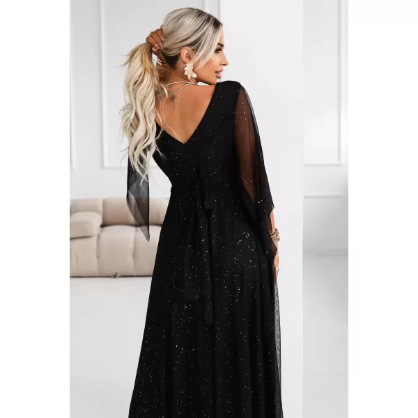  Rochie NUMOCO 655-1 NEGRU 