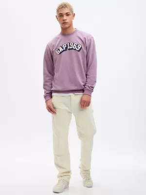 Hanorac pentru bărbați GAP LOGO CREWNECK SWEATSHIRT 829103-00 AMETIST