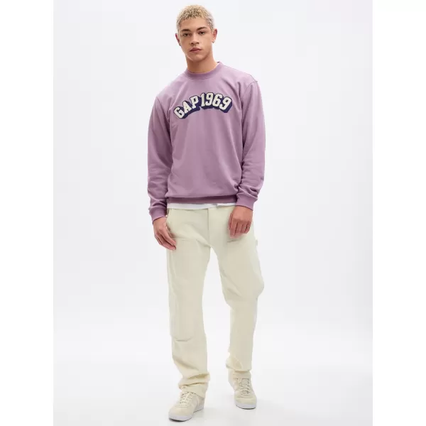  Hanorac pentru bărbați GAP LOGO CREWNECK SWEATSHIRT 829103-00 AMETIST 