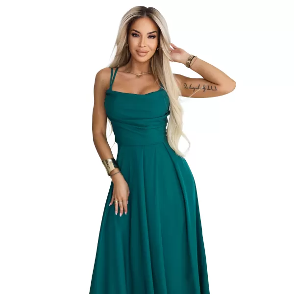  Rochie NUMOCO 589-6 VERDE STICLA 