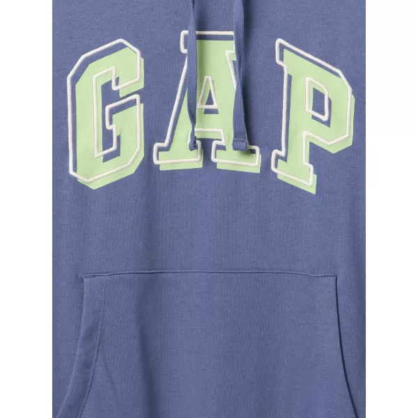  Hanorac pentru bărbați GAP HERITAGE LOGO PULLOVER HOODIE 868460-06 ALBASTRU LINISTIT 