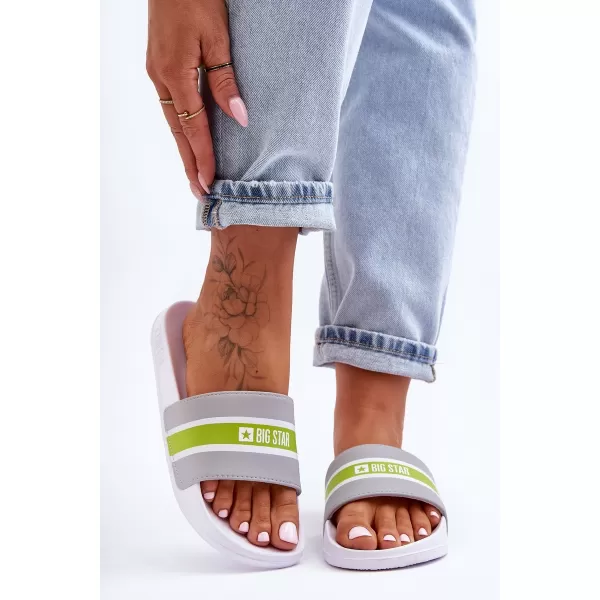  Papuci dama BIG STAR JJ274647 GRI Pantofi Big Star 
