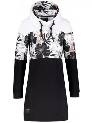 Hanorac de dama ALTISPORT HETHER NEGRU/ALB