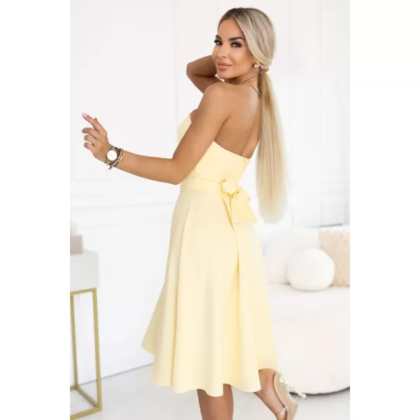  Rochie NUMOCO 641-3 GALBEN PASTEL 