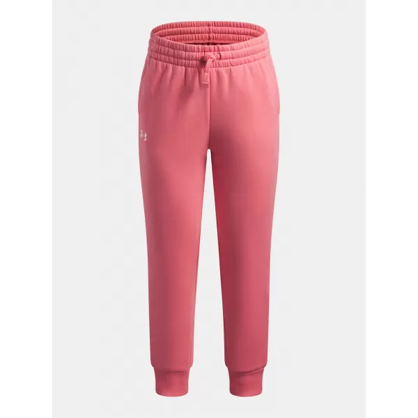  Pantaloni de trening pentru fete UNDER ARMOUR UA RIVAL FLEECE JOGGERS 1379525-600 ROZ 