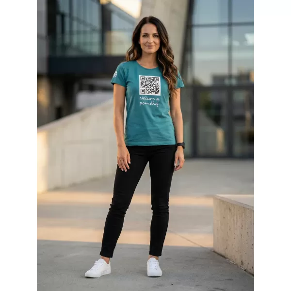  Tricou pentru femei SAM 73 PROKREPU 008 TURCOAZ 