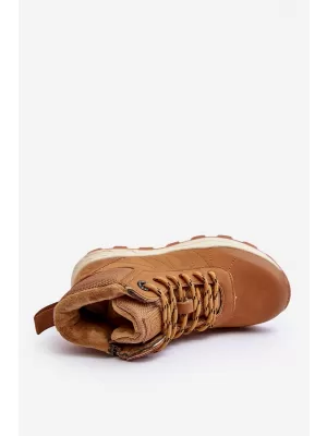 Pantofi de iarna pentru copii BIG STAR MM374202 CAMEL Pantofi Big Star