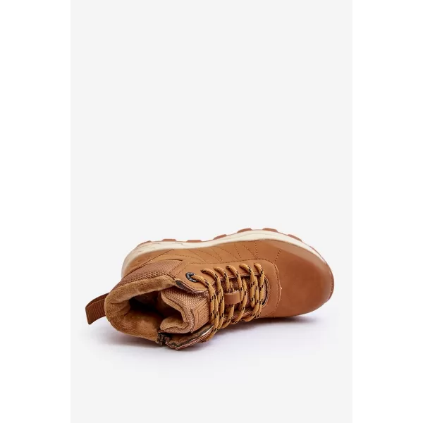  Pantofi de iarna pentru copii BIG STAR MM374202 CAMEL Pantofi Big Star 