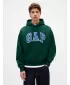 Hanorac pentru bărbați GAP HEAVYWEIGHT LOGO HOODIE PULLOVER 823104-03 VÂNĂTOR ADÂNC
