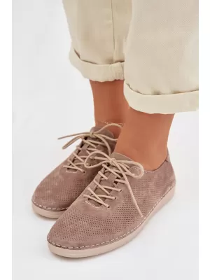 Pantofi de dama S.BARSKI LR61-7080 BEJ ÎNCHIS
