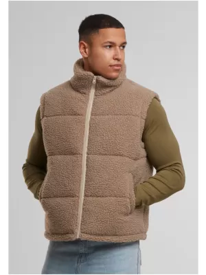 Vesta pentru bărbați URBAN CLASSICS TB7939 TAUP ÎNCHIS