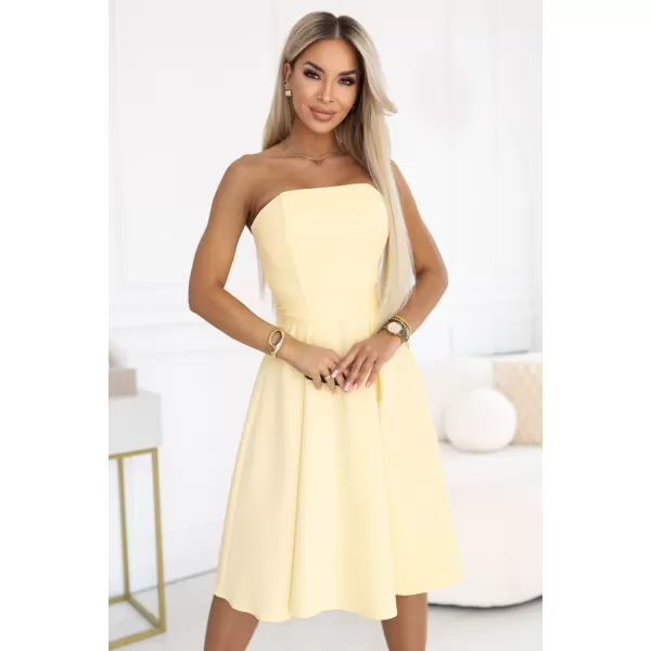  Rochie NUMOCO 641-3 GALBEN PASTEL 