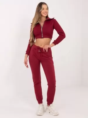 Pantaloni de trening pentru femei BASIC FEEL GOOD RV-DR-5040.04X BURGUNDIA