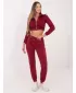 Pantaloni de trening pentru femei BASIC FEEL GOOD RV-DR-5040.04X BURGUNDIA