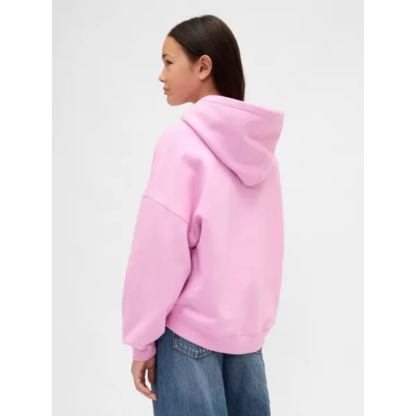  Hanorac pentru copii GAP LOGO HOODIE PULLOVER 869541-00 ROZ ZAHAR 
