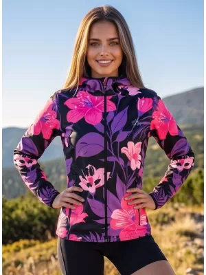 Jachetă softshell premium pentru femei ALTISPORT VOJ/ALW115JACK01 VIOLET/NEGRU