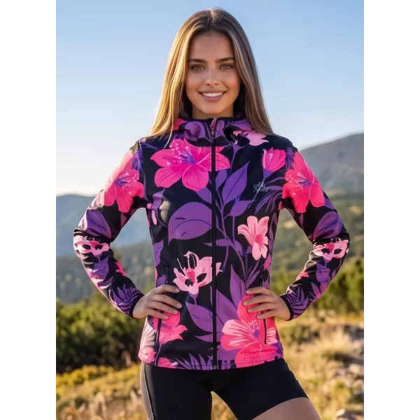  Jachetă softshell premium pentru femei ALTISPORT VOJ/ALW115JACK01 VIOLET/NEGRU 
