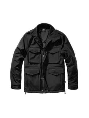 Jachetă softshell pentru bărbați BRANDIT 3208 NEGRU