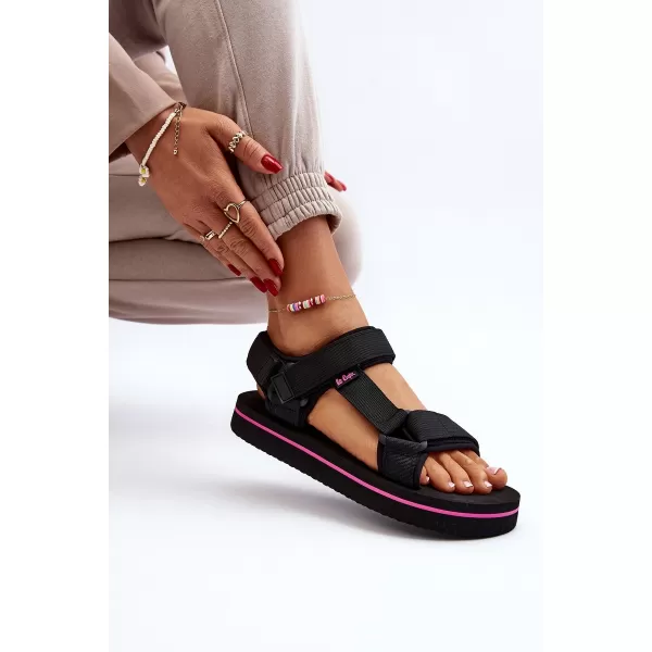  Sandale de dama LEE COOPER LCW-24-05-2751L NEGRU 
