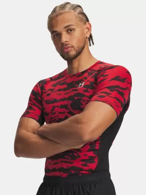 Tricou pentru bărbați UNDER ARMOUR HG PRINTED SS 6009657-002 NEGRU