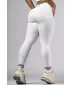 Jambiere push-up cu talie înaltă CLUB DOR 629 WHITE Nebbia
