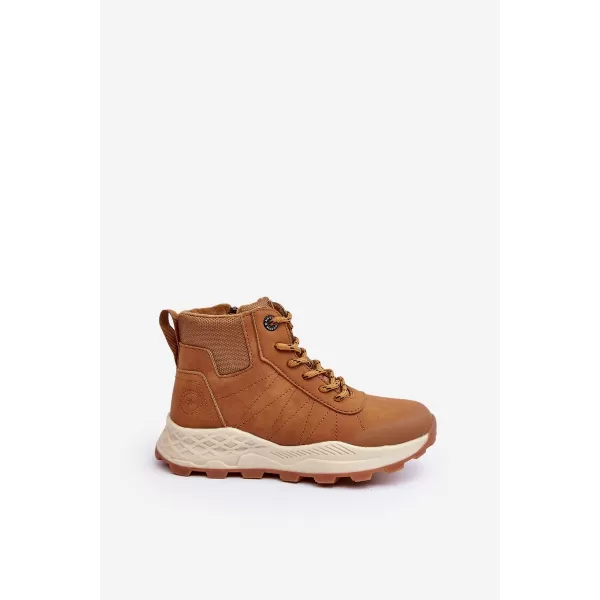 Pantofi de iarna pentru copii BIG STAR MM374202 CAMEL Pantofi Big Star 