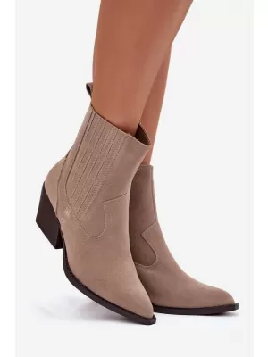 Pantofi de dama cu toc BOTO DYLIRA 40941 BEJ