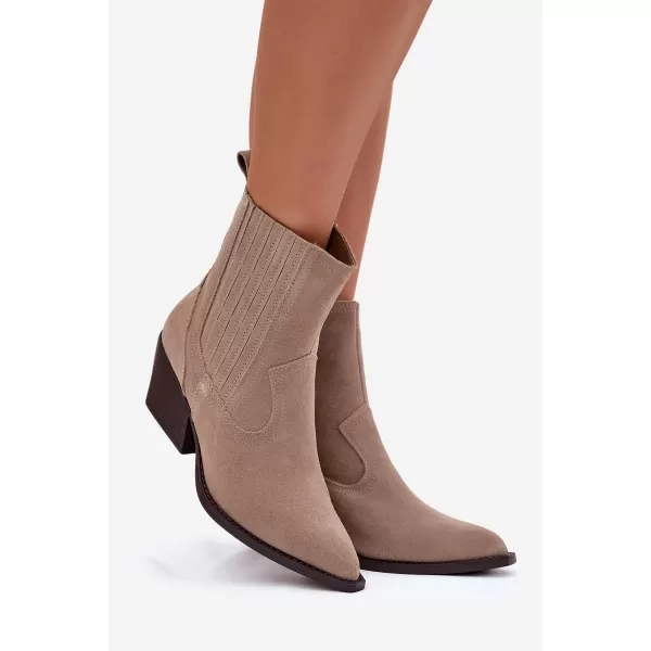  Pantofi de dama cu toc BOTO DYLIRA 40941 BEJ 
