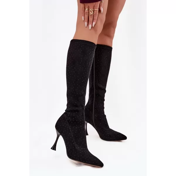  Cizme de dama D&A JC52-883 NEGRU 