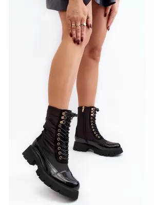 Pantofi de dama cu toc BOTO SARANEMA 27553 NEGRU