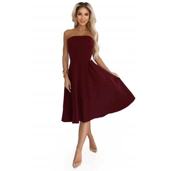  Rochie NUMOCO 641-1 BURGUNDIA 
