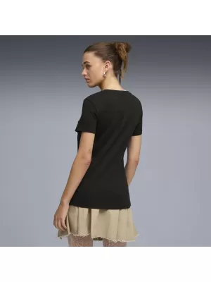 Tricou pentru femei PUMA ESS LOGO LAB TEE 691824_01 PUMA NEGRU