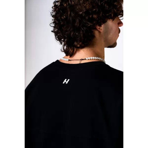  Tricou supradimensionat POWER 898 BLACK Nebbia 