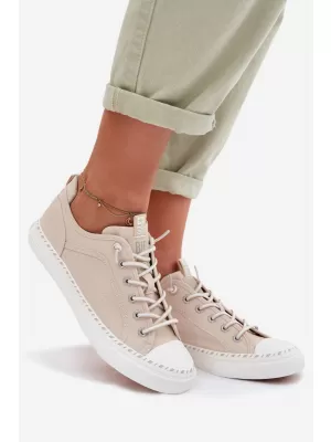 Adidasi de dama BIG STAR TT274387 BEJ Pantofi Big Star