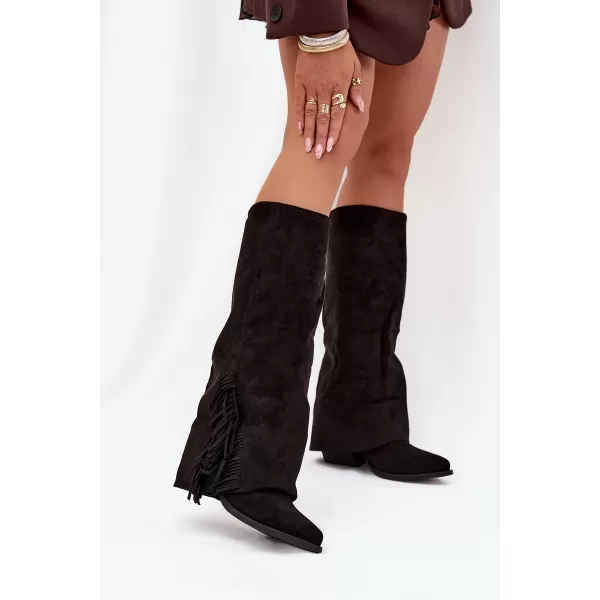  Cizme de dama BOTO ZALIA 38588 NEGRU 