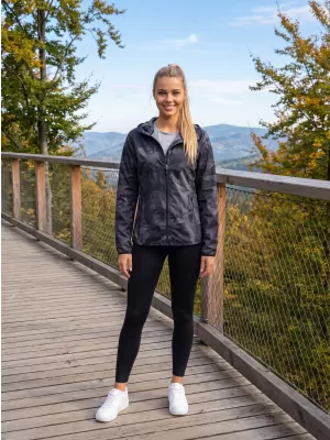 Jachetă softshell premium pentru femei ALTISPORT VOJ/ALW096JACK01 NEGRU
