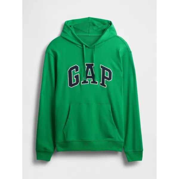  Hanorac pentru bărbați GAP FRENCH TERRY PULLOVER LOGO HOODIE 868460-09 VERDE GALANT 