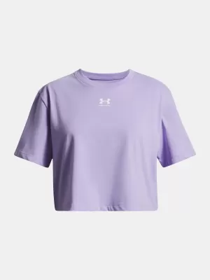 Tricou fetita UNDER ARMOUR UA RIVAL SS 1389755-538 VIOLET