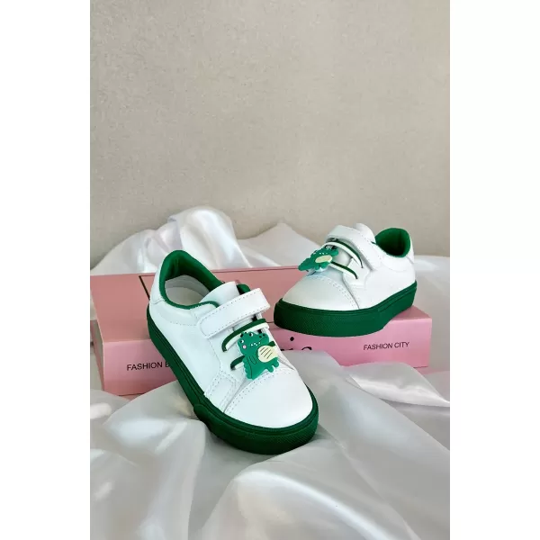  Adidași pentru copii BOTO PENNYN 32801 ALB/VERDE 