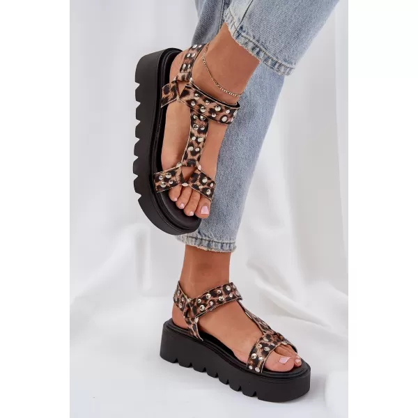  Sandale de dama BOTO TATELLIA 35653 LEOPARD 