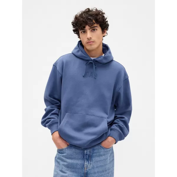  Hanorac pentru bărbați GAP OVERSIZED HOODIE PULLOVER 871808-01 PISTA ALBASTRA 