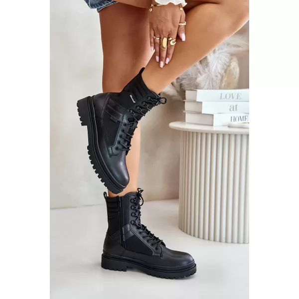  Pantofi bărbați BIG STAR OO174164 NEGRI Pantofi Big Star 