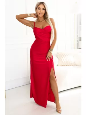Rochie NUMOCO 647-3 ROŞU