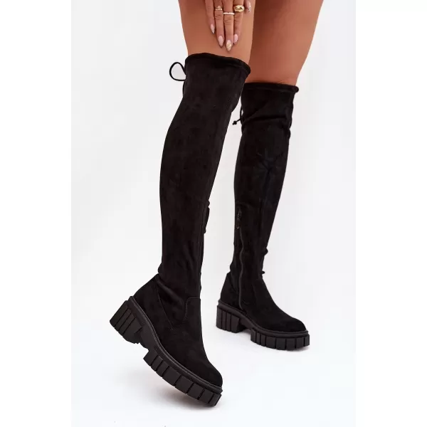  Pantofi de dama BOTO CHEERA 21449 NEGRU 