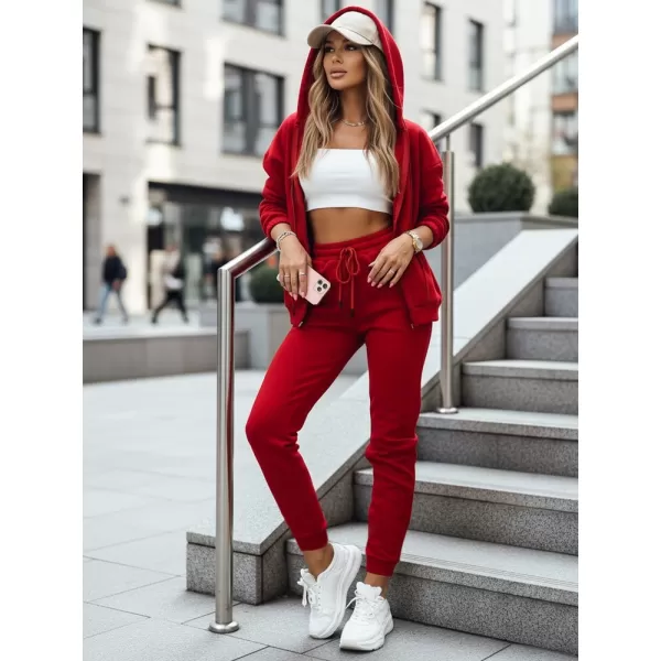  Set pentru femei DSTREET AY0742 ROŞU 
