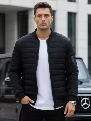 Jachetă pentru bărbați DSTREET TX2213 NEGRU