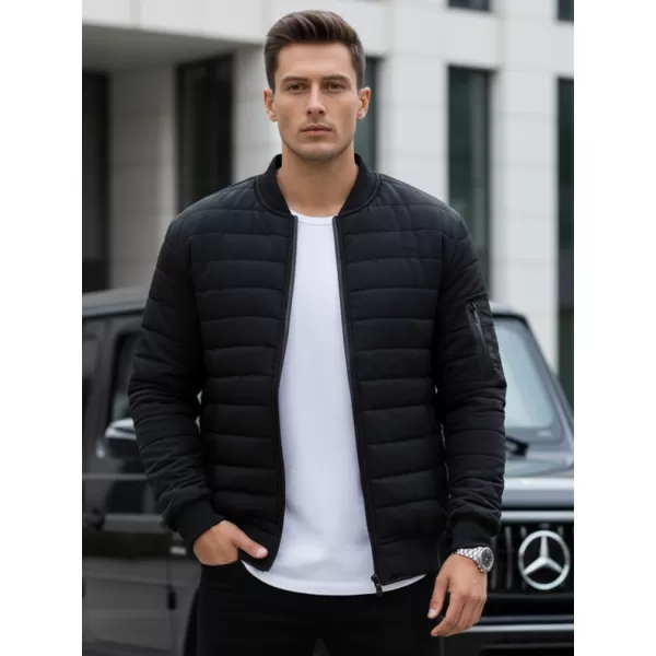  Jachetă pentru bărbați DSTREET TX2213 NEGRU 