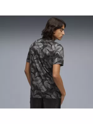 Tricou pentru bărbați PUMA ESS LOGO LAB AOP TEE 692027_01 PUMA NEGRU