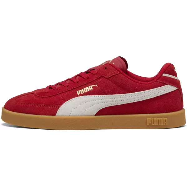  Cizme PUMA CLUB II ERA SUEDE 400717-08 FORATRED/P.WHITE/ FORATRED/P.WHITE/PUMA GOLD 